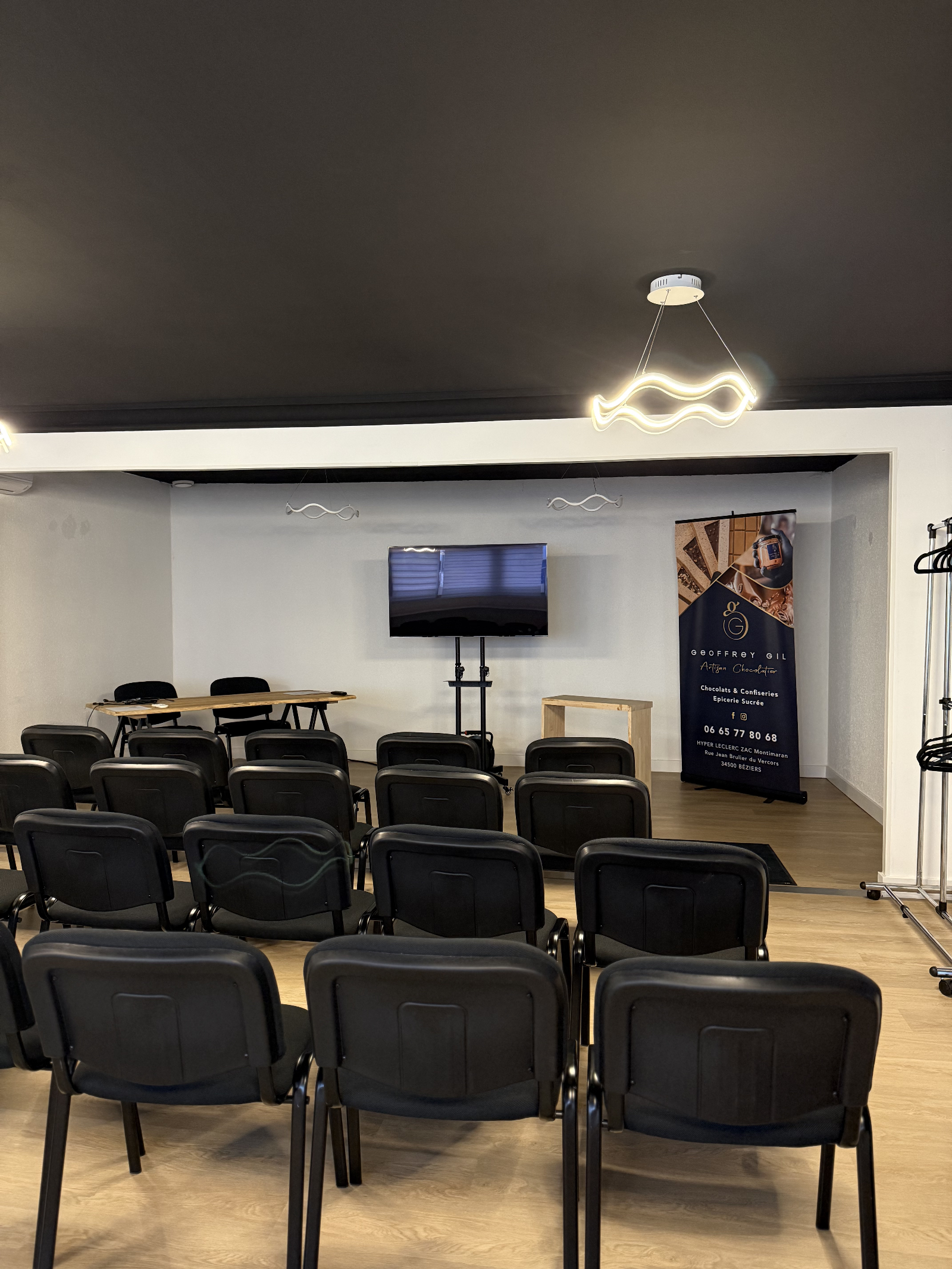 Salle de séminaire et espace de coworking Geoffrey Gil Chocolaterie à Béziers
