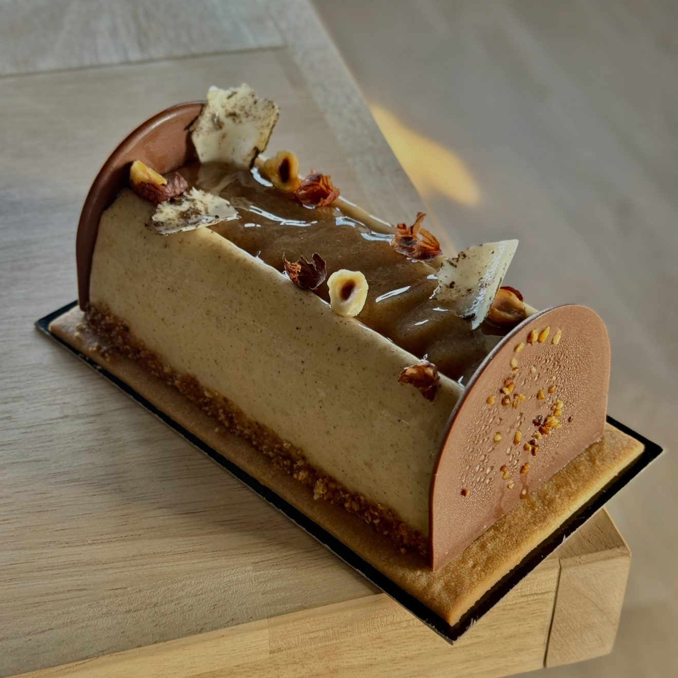 Bûche Noisette - Poire