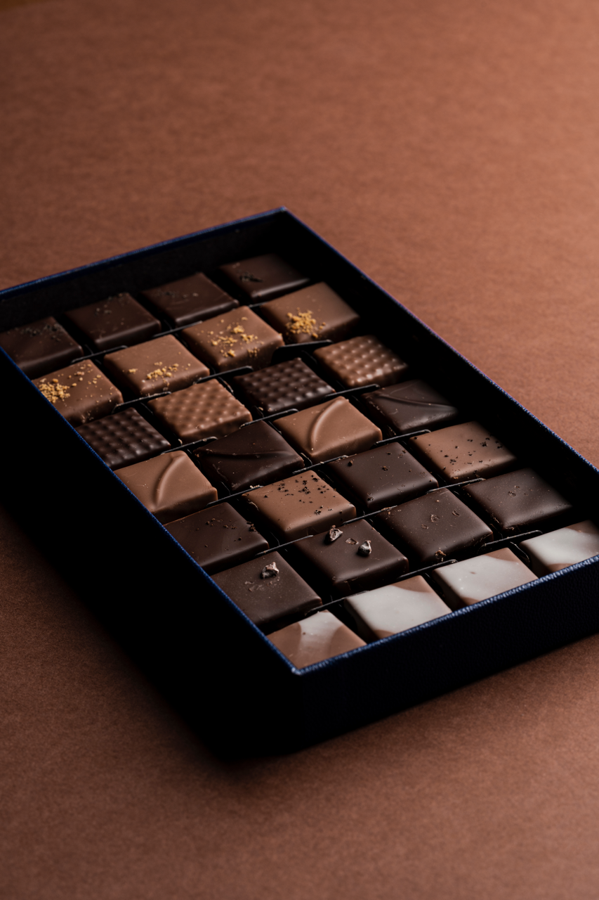 COFFRET DE BONBONS CHOCOLAT