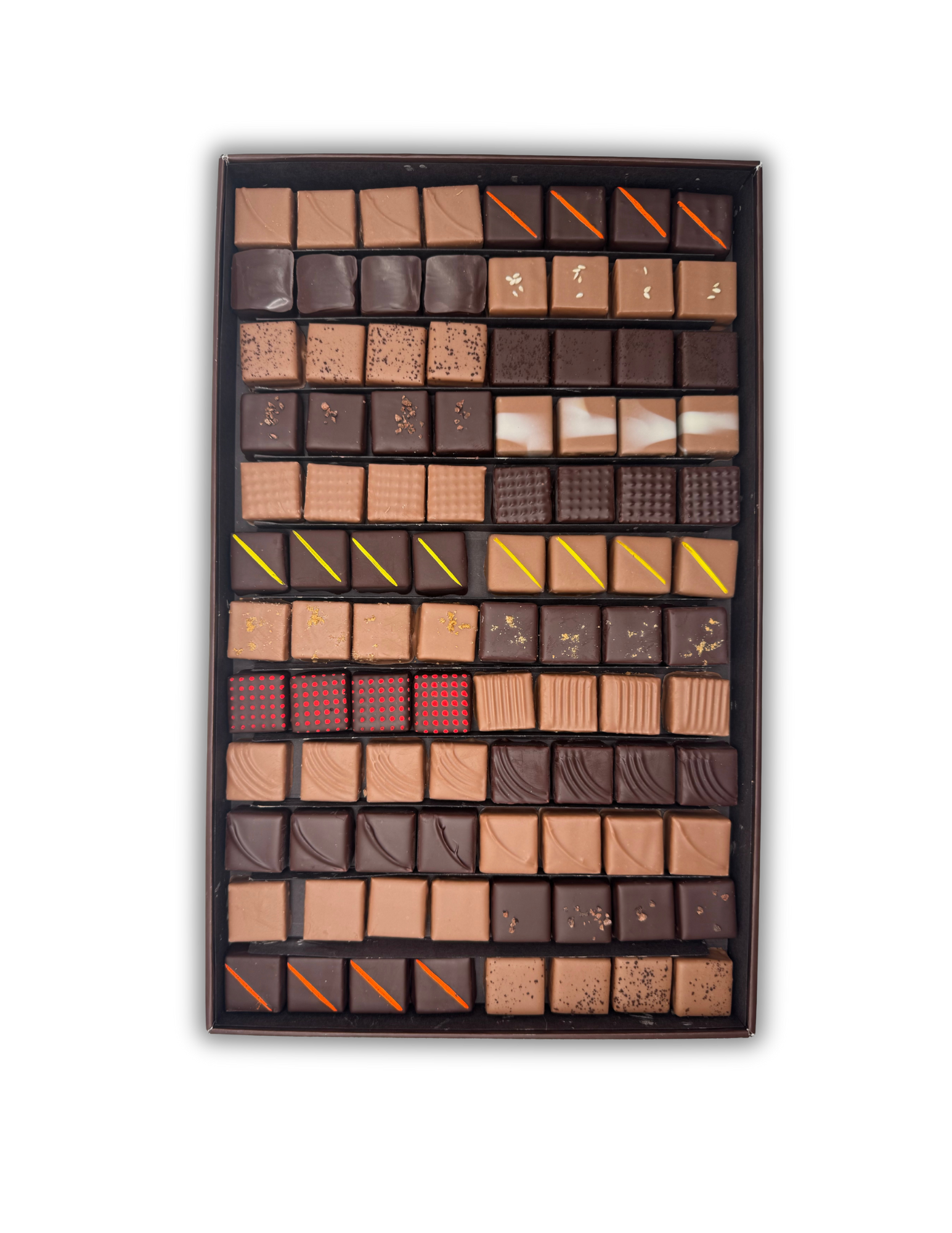 Écrin de 96 chocolats